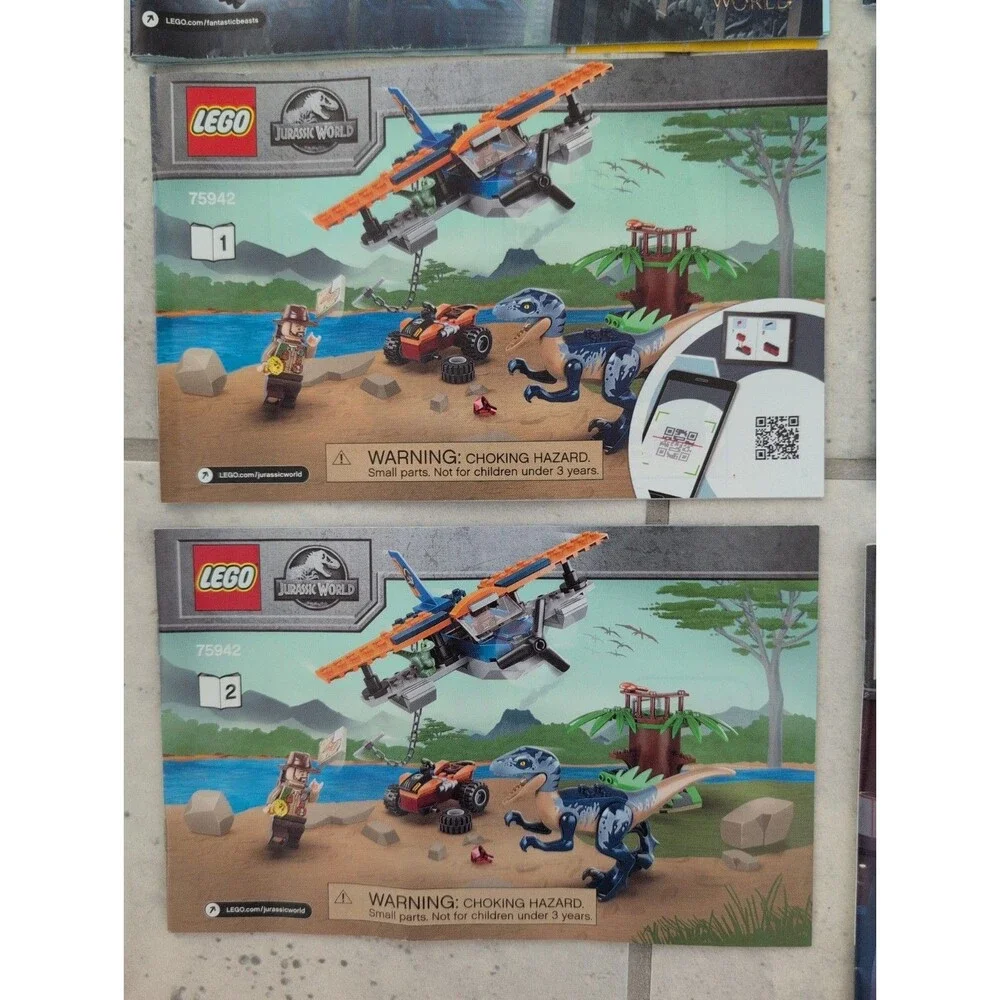 Lego Random Lot Harry Potter, Jurassic World, Fantastic Beasts INSTRUCTIONS ONLY